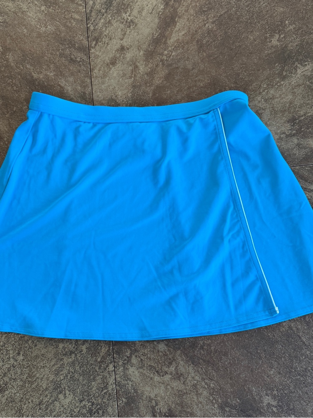 Anne Cole Swimsuit cover up skirt Womens Medium Turquoise Blue (no shorts)